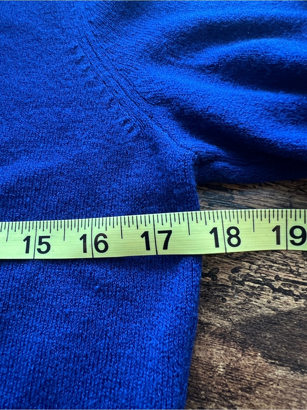 New York & Company Cobalt Blue V Neck Pullover Sweater Medium - Picture 6 of 10